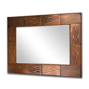 Fashionable Wooden Mirror Frame With Stylish Carved Elements for Elevating Modern <b>Decor</b> Themes at <b>Cheap</b> Rate - Product Image 1
