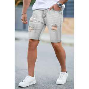 Pakistan Made High Quality <b>Men's</b> <b>Jeans</b> Shorts Comfortable Cotton Fabric Casual Style with Color Contrast Price - Product Image 3
