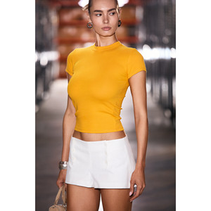 GRIMELANGE HOPEWELL Camiseta de punto con cuello redondo y corte ajustado para mujer - Product Image 2