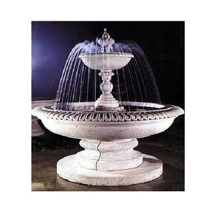 Majestuosa fuente de jardín de mármol para Villa Patio Paisajismo Palacio Entrada Resort y elegantes espacios de jardín al aire libre - Product Image 3