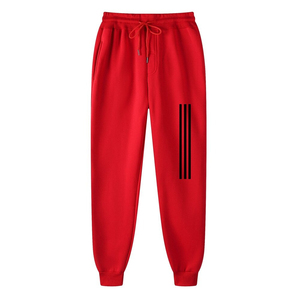 Venta caliente cómodo mejor calidad Fitness Wear hombres logotipo personalizado impresión polar tela Joggers pantalones de chándal de secado rápido - Product Image 1