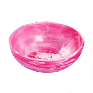 Cuenco Profundo Color Naranja, Hecho a Mano en Resina Pulida, Apto para Lavavajillas, Vajilla para Fiestas, Utensilios de Cocina Ecológicos de Origen Indio - Product Image 5