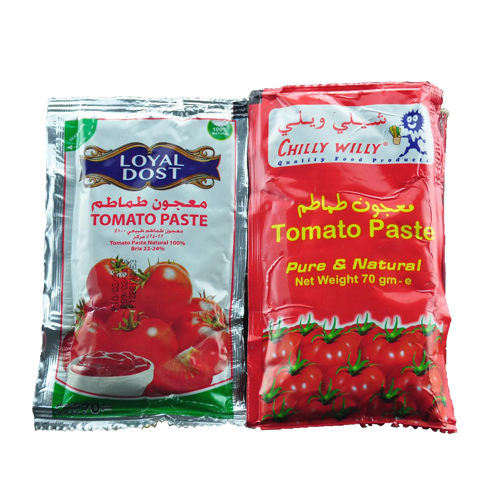 Low Cost Fresh Top Quality Halal Canned Tomato Food 28-30% Concentrated Tomato Paste In 70g 2200g For Halal African Muslim Cook
