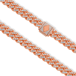 Charmant collier de diamants en or cultivé en laboratoire E Color Brilliant Cut VVS2 Clarity 14K Women's Classic Designer Fine Jewelry - Product Image 2