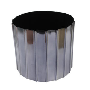 Jardinière décorative en métal de haute qualité plaqué nickel noir superbe look intérieur et extérieur personnalisé à la main en gros en vrac - Product Image 1
