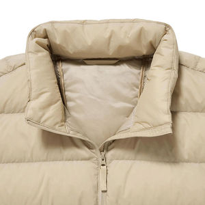 Veste hybride zippée ajustée pour homme, fabriquée sur mesure en usine, pour le printemps et l'automne, chaude, rembourrée en duvet sur le devant, pour homme - Product Image 4