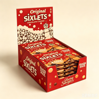 Boîtes en papier pliables écologiques avec impression couleur pour la présentation de chocolats et de bonbons, boîtes de présentation personnalisées