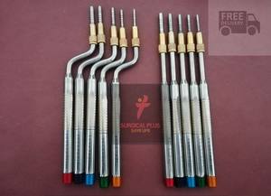 Kit de Osteótomos para Elevación de Seno Dental, Rectos, Oblicuos, Tipo Bola, Tipo Martillo, Tipo Cassette - Product Image 6