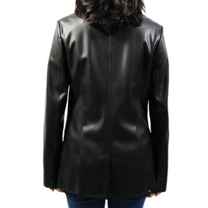 Blazer Largo de Terciopelo para Mujer, de Alta Calidad, Tejido Sólido con Botones, 2026 - Product Image 3