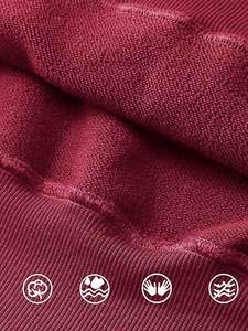 Oversized Pullover Hoodie Mujeres OEM Venta al por mayor Fleece Sudadera Manga larga Impresión personalizada Fabricante directo - Product Image 4