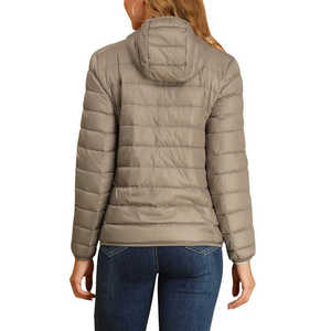 Veste matelassée alternative en duvet pour hommes en gros manteau coupe-vent en nylon léger et chaud isolation compressible - Product Image 3