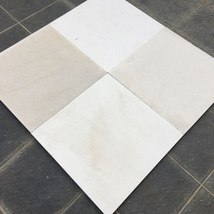 Revêtement de sol extérieur design moderne Pavés en calcaire blanc Finition de surface divisée naturelle Blocs de carreaux en calcaire de Bali blanc Salle de bains - Product Image 4