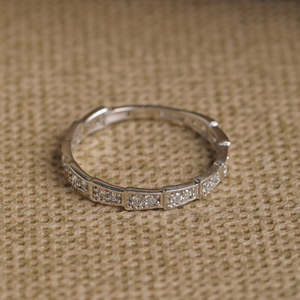 Anillos de Plata de Ley 925 de Primera Calidad para Mujer, Anillo para Hombre con Baño de Rodio y Diamante de Corte Princesa, Joyería Fina - Product Image 2