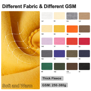 Pull-over unisexe à logo personnalisé Sweat à capuche en coton polaire technique OEM Hiver Sweats à capuche surdimensionnés pour hommes Polyester teint uni/coton - Product Image 4