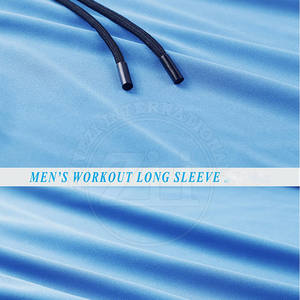 Sweat-shirts de compression pour hommes, légers, respirants, à séchage rapide, de haute qualité, en Spandex/Polyester, service OEM personnalisé, toutes tailles, faible MOQ - Product Image 6