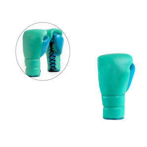 Guantes de boxeo con cierre de cordones de cuero genuino con logotipo personalizado, guantes de boxeo de competición profesional de nuevo diseño - Product Image 6