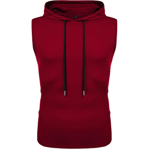Logo personnalisé OEM 2024 Sweat à capuche sans manches pour homme lourd 100% coton épais et lourd pour l'hiver - Product Image 5