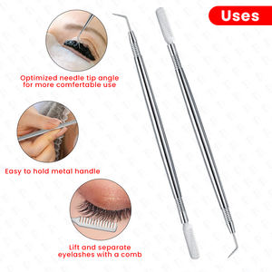 Herramientas Profesionales para Lifting de Pestañas con Ranuras Plateadas, Diseño Personalizado, Herramientas para Extensión de Pestañas de Bahasa Pro - Product Image 5