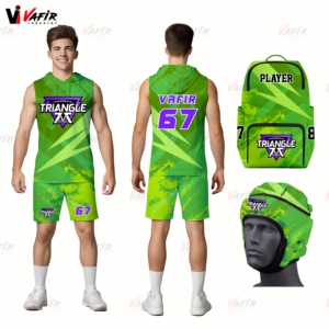 American Style 7V7 Adult Football <b>Compression</b> Training Set Custom Sublimated 7 Flag Uniforms Breathable Anti-Bacterial Quick Dry - Product Image 1