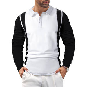 Polos de LICRA de poliéster con estampado bordado personalizado, uniformes deportivos transpirables de secado rápido, polos de trabajo corporativo para hombres - Product Image 4