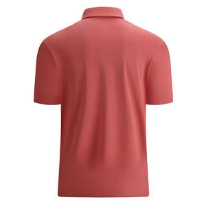 Logo personnalisé pour chemise homme en coton tricoté et polyester, couleur unie, respirant, vêtement décontracté - Product Image 3