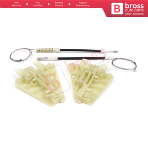 BWR5197 + BWR5198 Kit de réparation pour lève-vitre électrique pour arrière gauche droite 2005-2011 4/5 porte Bross Rome.o 159 939 pièces automobiles - Product Image 2