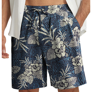 Short de sport à séchage rapide pour hommes, confortable et élastique à la taille, short de sport solide et respirant en maille imprimée avec logo personnalisé - Product Image 1