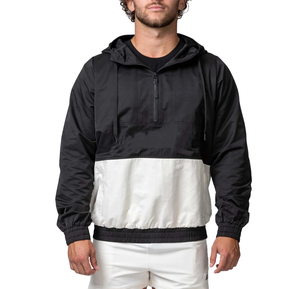 Chaqueta Cortavientos Deportiva Casual para Hombre, Estilo Moderno, 100% Poliéster, Cortavientos, Ligera, con Cuello Alto y Cremallera - Product Image 1