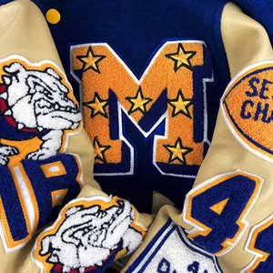 High Quality Varsity <b>Jacket</b> Winter Custom Logo Embroidery Design <b>Men's</b> Varsity <b>Baseball</b> <b>Jacket</b> Closure OEM Bomber <b>Jacket</b> - Product Image 4