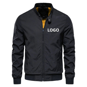 เสื้อแจ็คเก็ตบอมเบอร์ผ้าแคนวาสทรงโอเวอร์ไซส์สำหรับผู้ชาย ดีไซน์ทันสมัย ระบายอากาศได้ดี แห้งเร็ว กันลม เป็นมิตรกับสิ่งแวดล้อม เหมาะสำหรับฤดูหนาว - Product Image 5