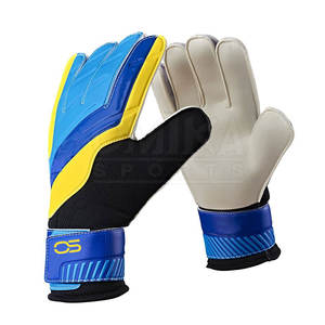 Gants de gardien de but en cuir PU de qualité professionnelle entraînement sportif économique équipement de protection respirant avec marque privée - Product Image 4