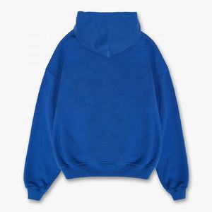 Personalizado liso peso pesado 420 GSM caída hombro Sudadera con capucha fabricantes en blanco 100% algodón de gran tamaño de alta calidad con capucha - Product Image 6