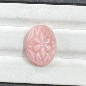 Fait à la main Mughal Art ovale coupe rose opale pierre précieuse effet de changement de couleur naturelle beaux bijoux ZAHARA GEMS 18x13mm pour une utilisation en vrac - Product Image 2
