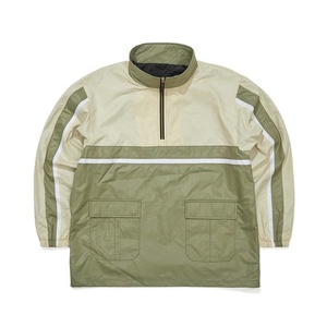 Custom Cut And Sew Nylon Windbreaker <b>Jacket</b> Breathable Mesh Lining Color Block Gym Fitness Plus Size <b>Lightweight</b> Anorak <b>Jacket</b> - Product Image 1