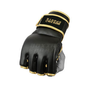 Guantes MMA de cuero cómodos de alta calidad hechos en Pakistán, precio barato unisex para artes marciales y boxeo - Product Image 4