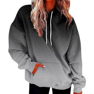 Pull Up sudaderas con capucha de gran tamaño de las mujeres de moda sudaderas con capucha de gran tamaño OEM superventas por encargo transpirable diseño personalizado - Product Image 2