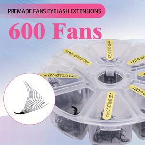 Etiquetas privadas 0,03 0,05 0,07 Abanicos sueltos prefabricados Extensiones de pestañas 3D 6D 10D 14D 20D CC Curl Supp - Product Image 4