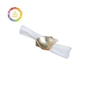 Anneaux de serviette en coquillages faits à la main au Vietnam, prix avantageux, finition polie élégante pour les banquets - Product Image 1