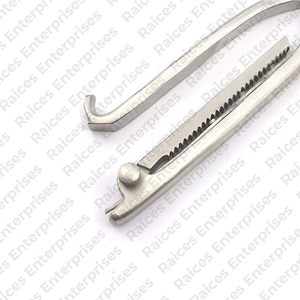 Instrumento médico, fórceps ortopédicos de sujeción de huesos, mango curvo personalizado completo, fórceps quirúrgicos de sujeción de huesos de acero inoxidable - Product Image 4