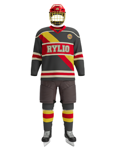 Uniforme de hockey sobre hielo al por mayor para hombres, conjunto de Jersey y pantalones con logotipo de equipo personalizado, tela de alta calidad diseñada para entrenamiento de equipos de adultos - Product Image 5