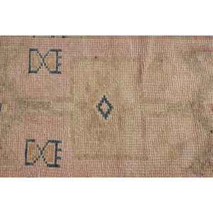 Tapis turc vintage 2,9x10,4 pi (87x317 cm), tapis abstrait marron - Product Image 5