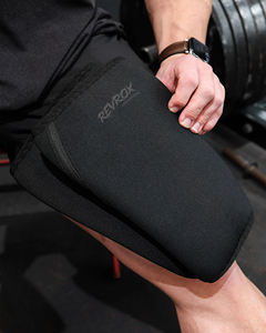 Genouillères de compression personnalisables (couleur et logo) pour musculation, entraînement, squats et haltérophilie - Product Image 6