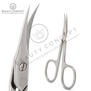 Ciseaux à cuticules professionnels en acier inoxydable à lame droite pour manucure et pédicure – Concept International Nail - Product Image 6