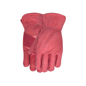 TOP Guantes de conducción de cuero de vaca para hombre Guantes de seguridad de trabajo de protección de seguridad de construcción industrial resistentes personalizados - Product Image 5