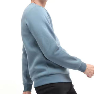 เสื้อสเวตเชิ้ตผู้ชายแฟชั่น ผ้าคอตตอนผสม ทรงไหล่ตก เหมาะสำหรับสตรีทแวร์ในเมืองและลุคสบายๆ - Product Image 3