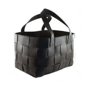 ตะกร้าเก็บของสีดำคุณภาพสูงสำหรับใช้ในชีวิตประจำวันดีไซน์ไม่ซ้ำใครพร้อมผ้าฝ้ายและเชือกสำหรับใช้ในบ้าน - Product Image 5