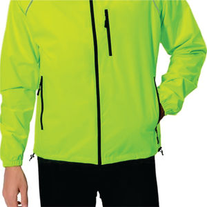 Veste coupe-vent pour homme de haute qualité avec logo personnalisé, fermeture éclair classique, imperméable, taille plus, capuche réglable - Product Image 6