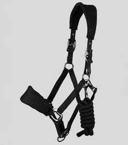 Bridon de cheval en cuir de qualité supérieure, robuste, style selle anglaise, équipement équestre solide, adapté à l'équitation en plein air - Product Image 1