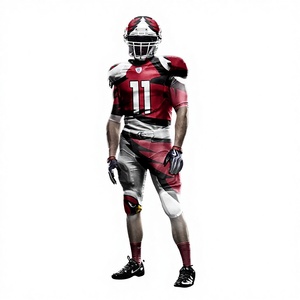 ชุดทีมอเมริกันฟุตบอล-ระบายอากาศได้ดี ป้องกันแบคทีเรีย ไซส์ใหญ่ แห้งเร็ว ชุดสำหรับผู้ใหญ่แบบยูนิเซ็กซ์ - Product Image 4