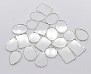 顶级平板背面玻璃水晶透明石英玻璃所有校准尺寸和形状可按定制订单提供